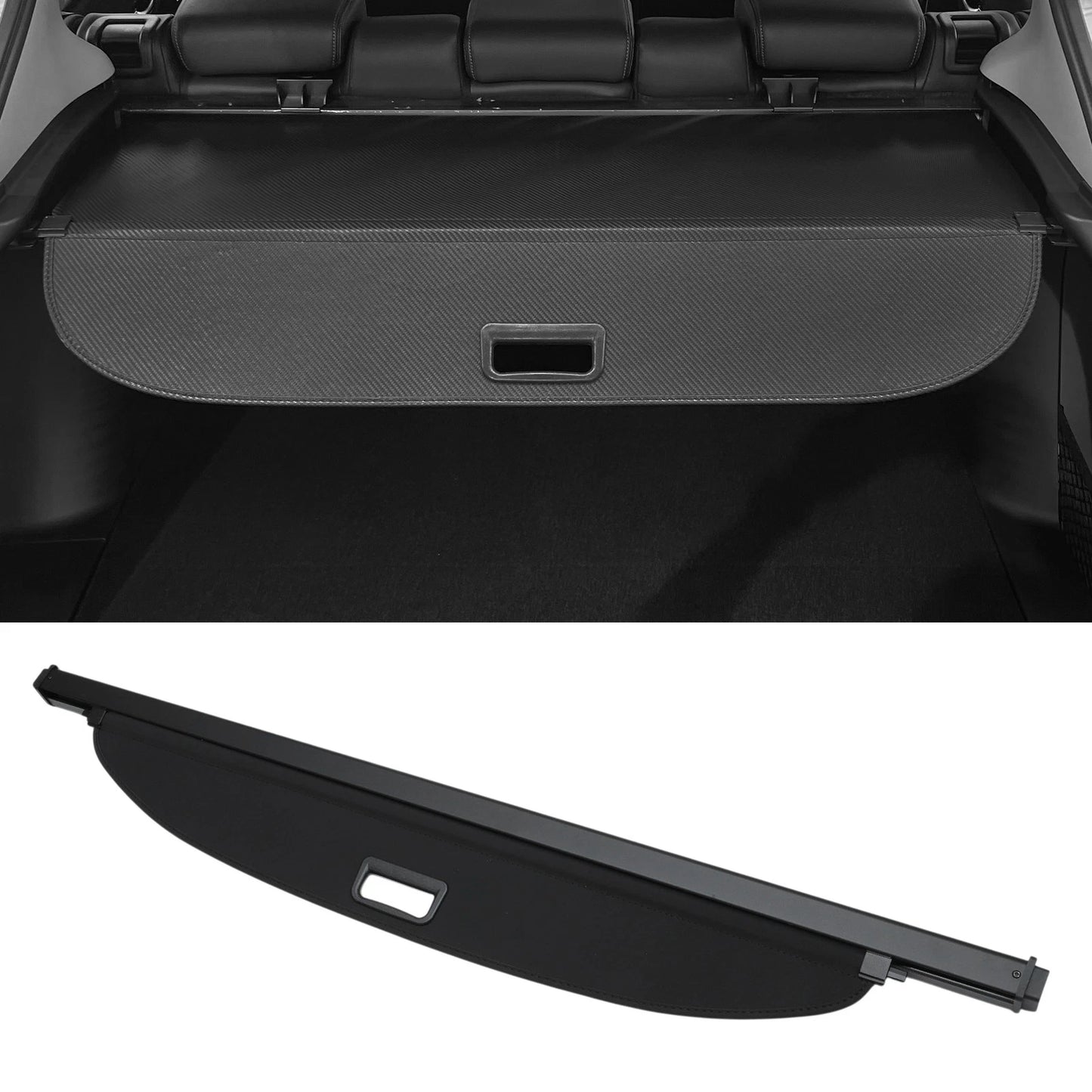 Retractable Cargo Cover for Ford Explorer 2022-2025 Rear Trunk Shelf Black