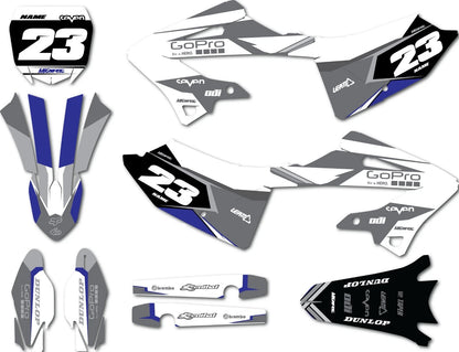 Custom Decal Kit for Yamaha YZ 250 (2022-2025) SHADES Style Stickers