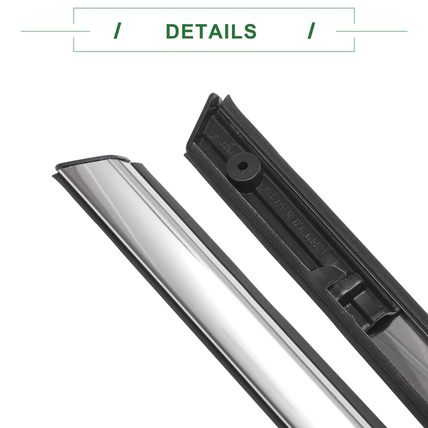 Front Left & Right Weatherstrip Window Seal for Acura RDX