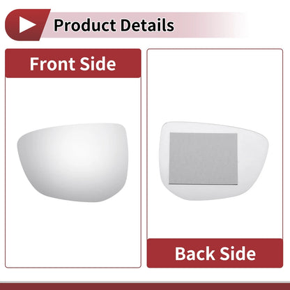 Left Side Wing Mirror Glass for Citroen C4 Cactus (2014-2018)