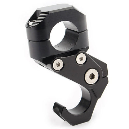 CNC 22MM 7/8" Handlebar Hook for Scooter - Helmet Luggage Bag Hanger Black