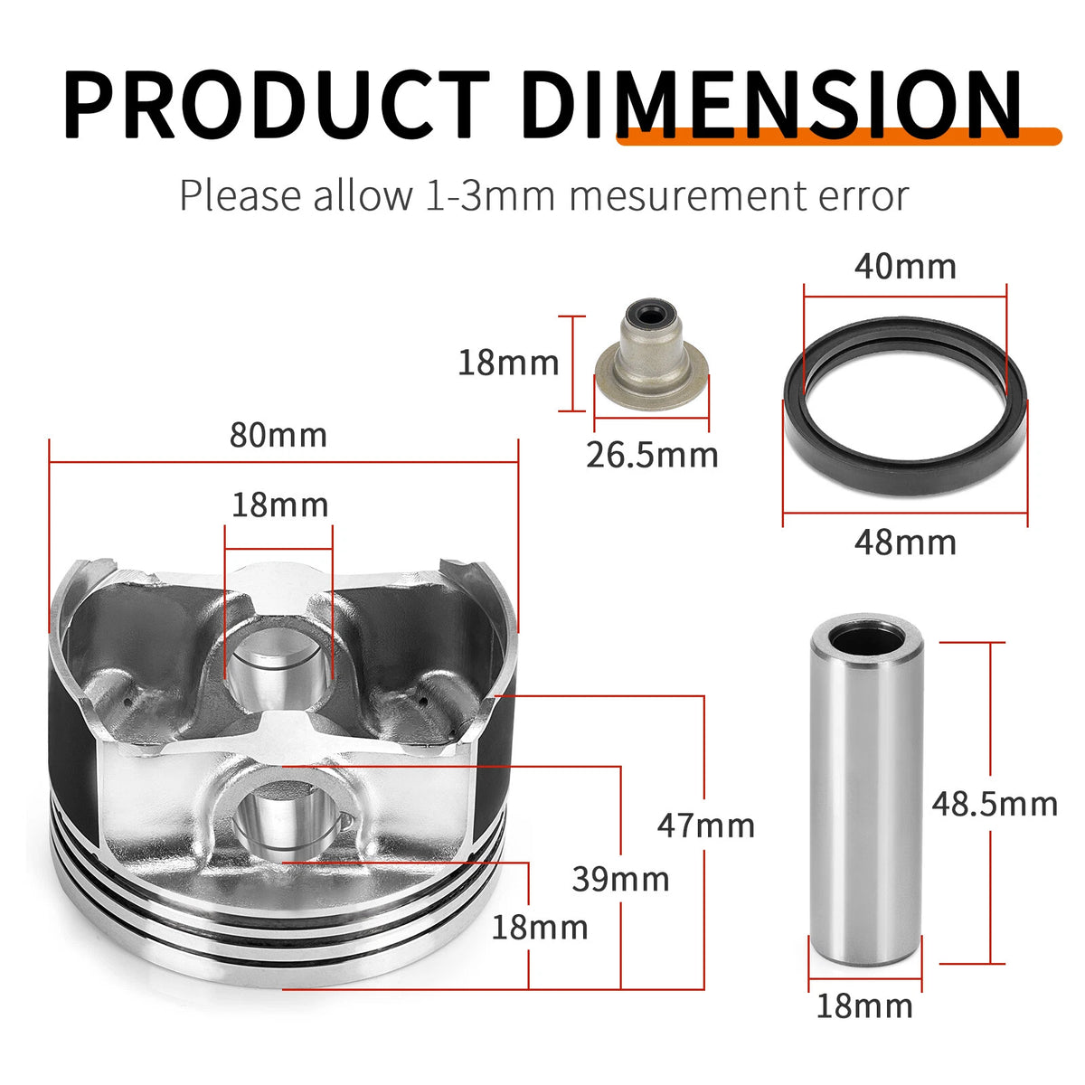 Top End Cylinder Piston Rings Gasket for Polaris Ranger 800 RZR S 4 800 (2011–2017)