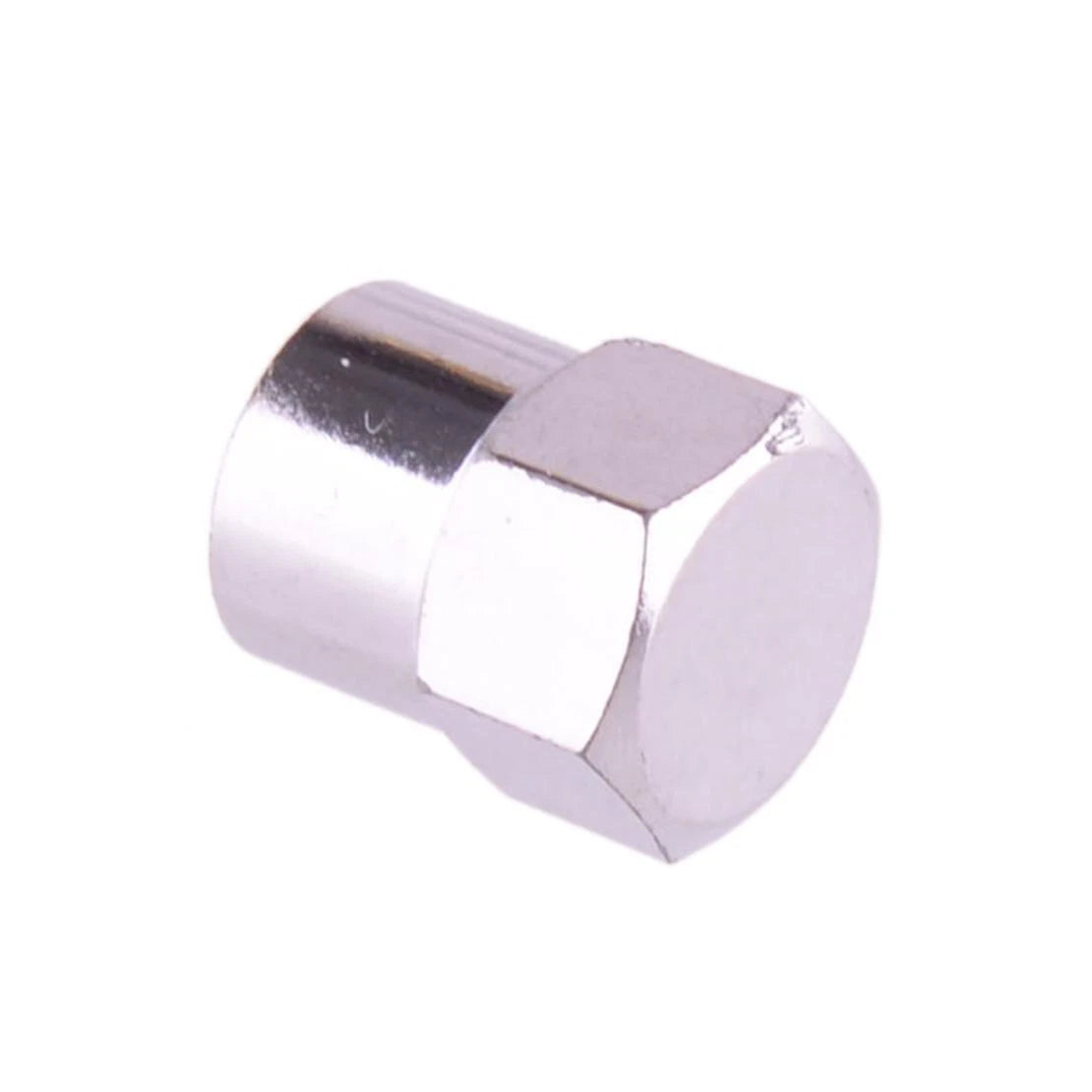 200 Pcs Silver Tire Valve Caps for Car & Bike