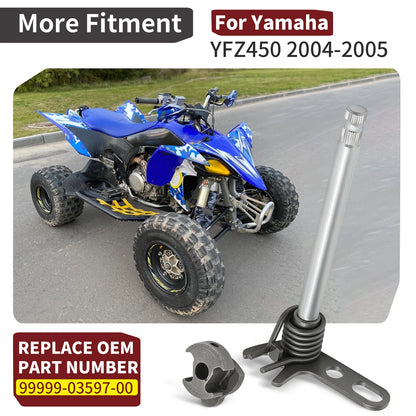 Shift Shifter Shaft Spindle Kit for Yamaha YFZ450 (2004–2005)