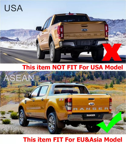 Black Tailgate Handle Cover Trim for Ford Ranger Px(2012-2019)