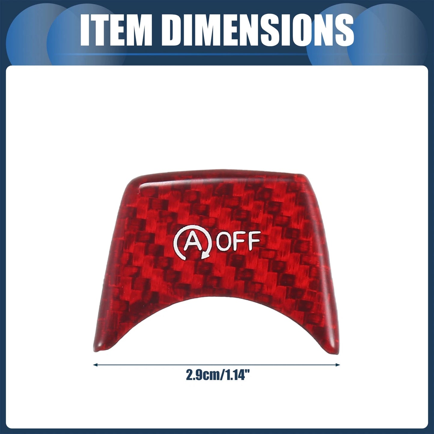 Engine Start Stop Button Cover for BMW - Red Ignition Starter Switch