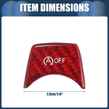 Engine Start Stop Button Cover for BMW - Red Ignition Starter Switch