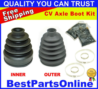 CV Axle Boot Kit Front Inner & Outer for Mazda 5 (2012–2014)