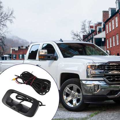 Rear View Backup Camera Tailgate Handle Set for Chevy Silverado & GMC Sierra