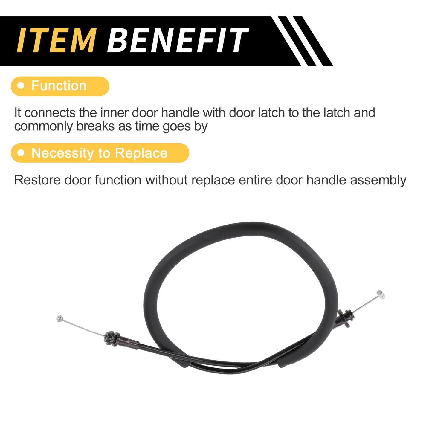 Door Latch Release Cable for Dodge Ram 1500 2500 3500