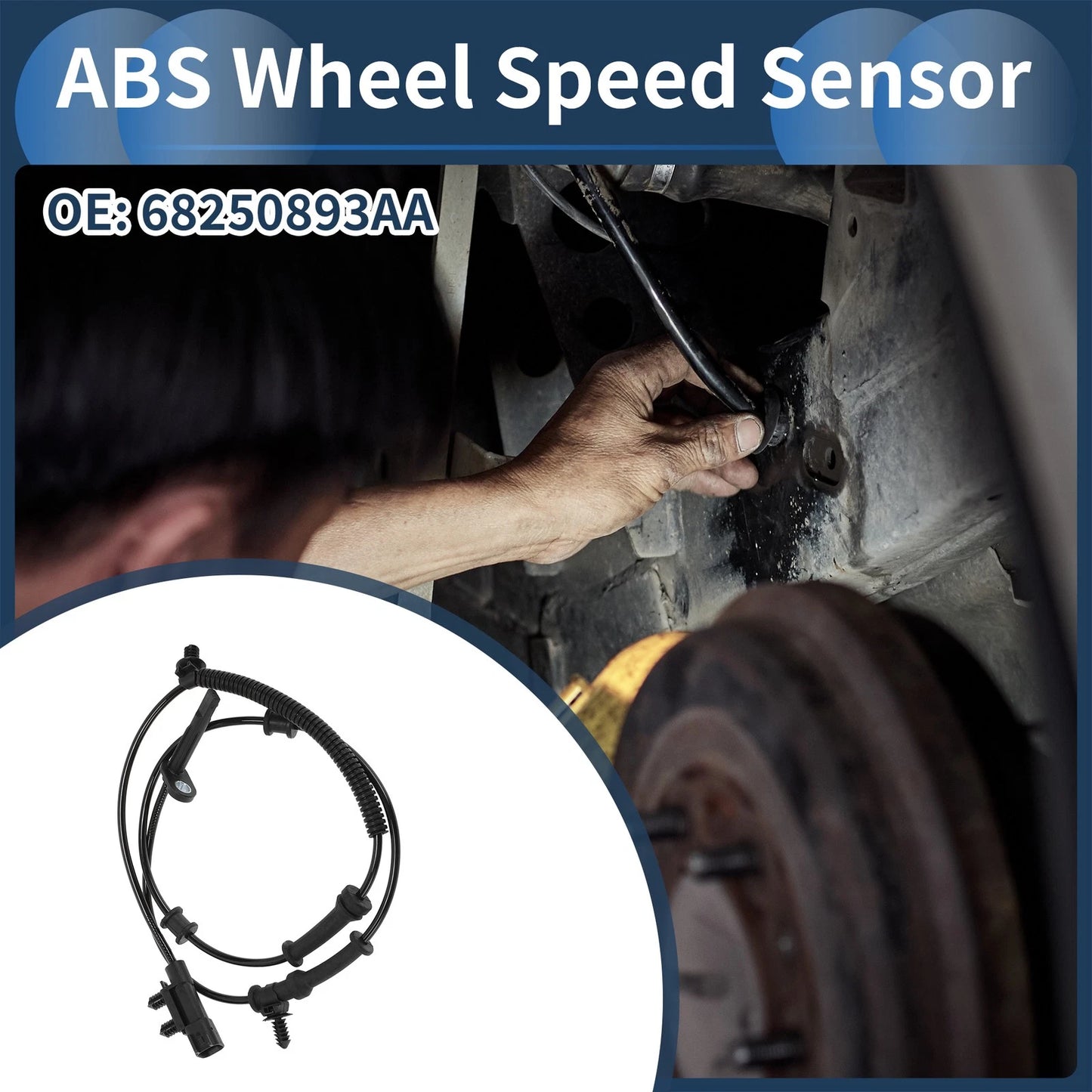 ABS Wheel Speed Sensor Front for Jeep Grand Cherokee