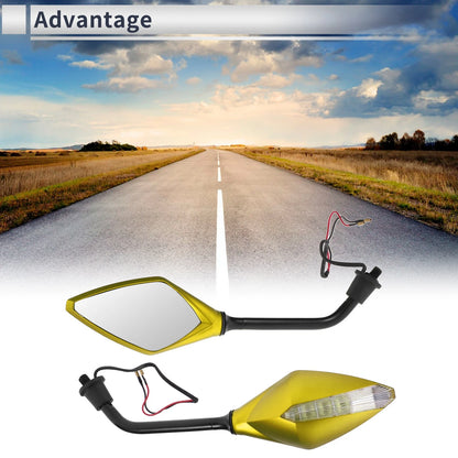 2 x Rear View Mirrors for Motorcycle