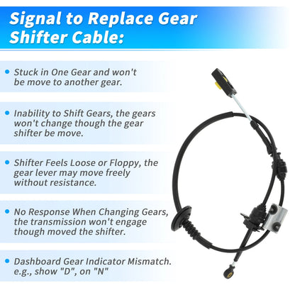 Auto Trans Gear Shift Cable for Ford F-250 F-350 F-450 Super Duty (2008-2010)