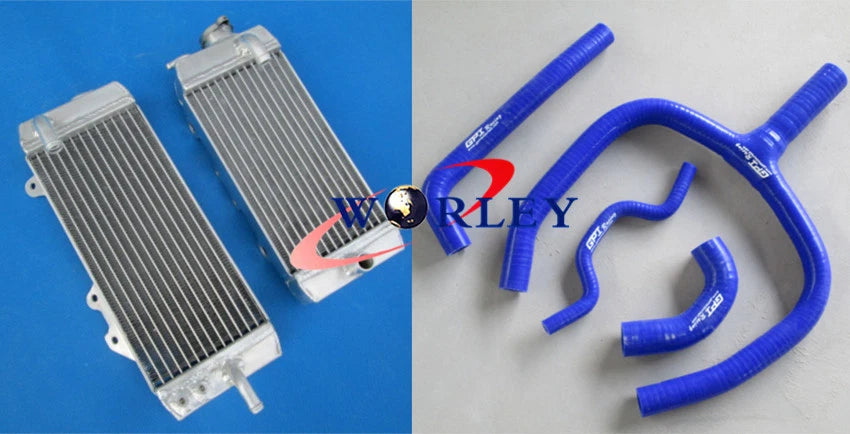 Aluminum Radiator + Hose for Kawasaki KXF250 KX250F (2011-2016)
