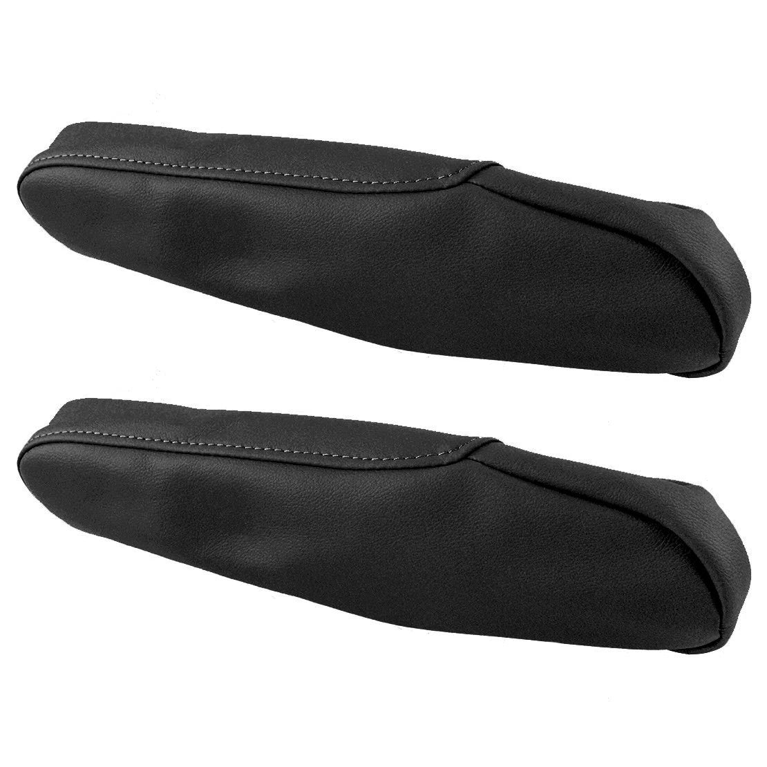 Black Leather Front Seat Armrest Cover for Honda Odyssey (2005-2010)