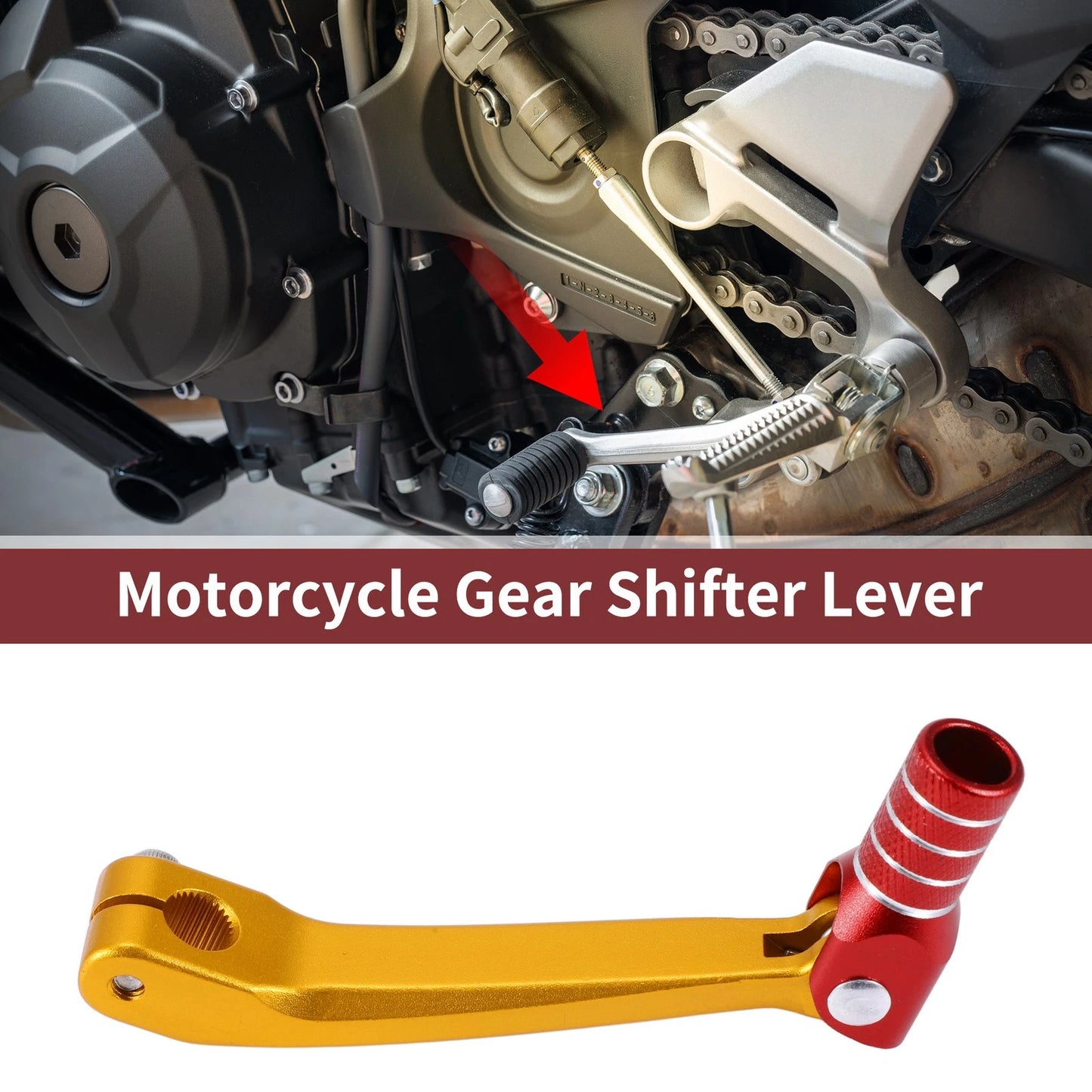Gold Tone Shifter Lever for Honda CRF150F (2003-2017)
