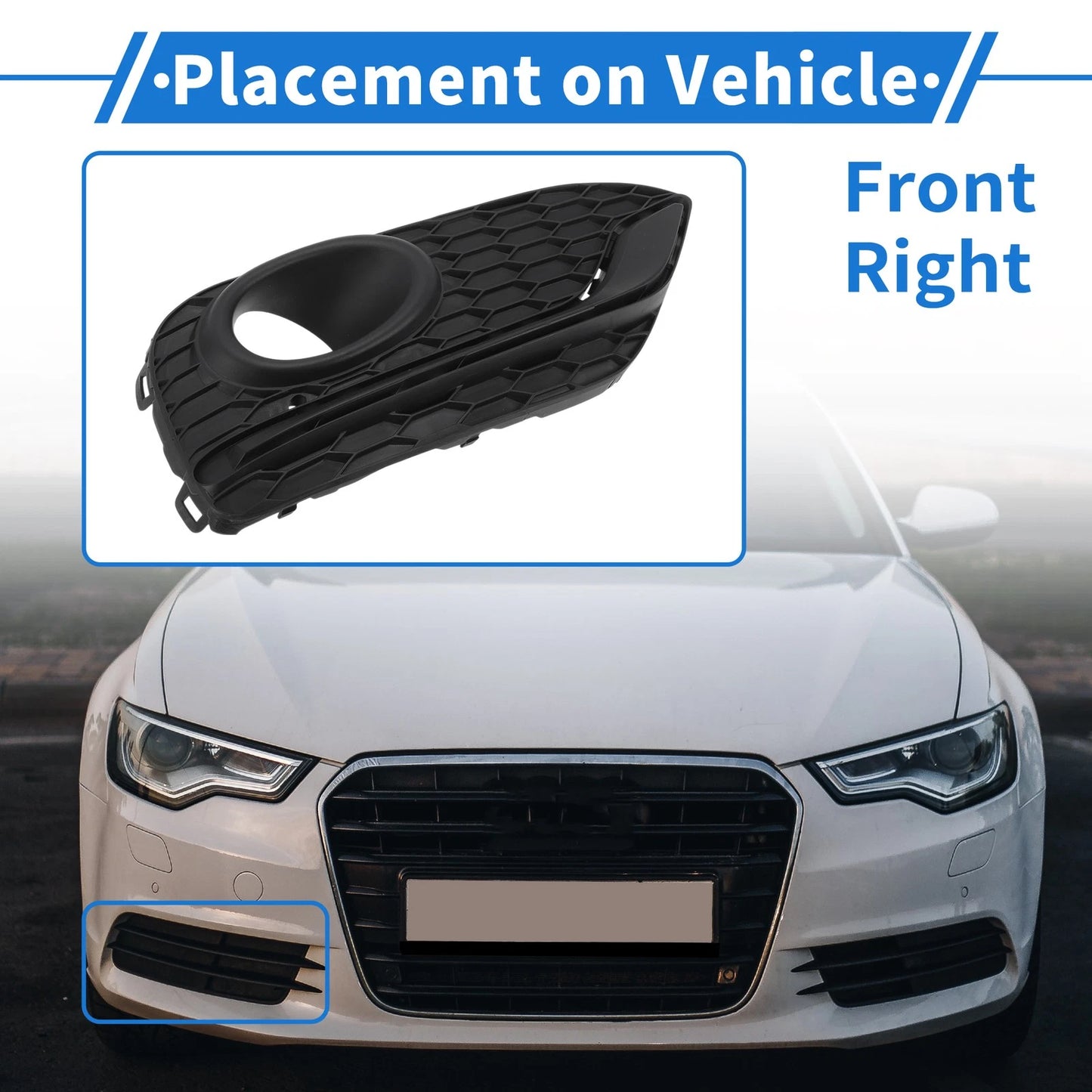 Front Right Fog Light Grill for Honda Accord Crosstour (2014-2016)