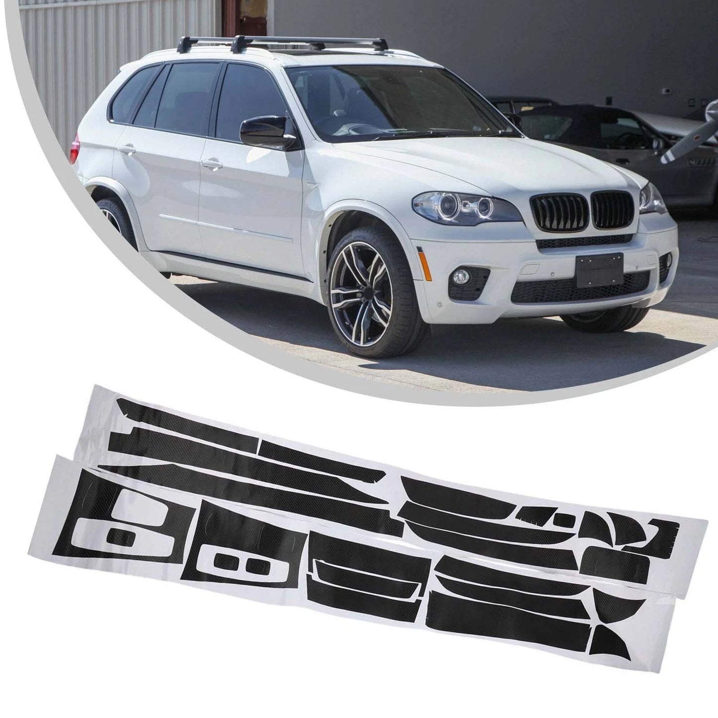 Sticker Decals 3D Carbon Fiber Cover for Car Interior