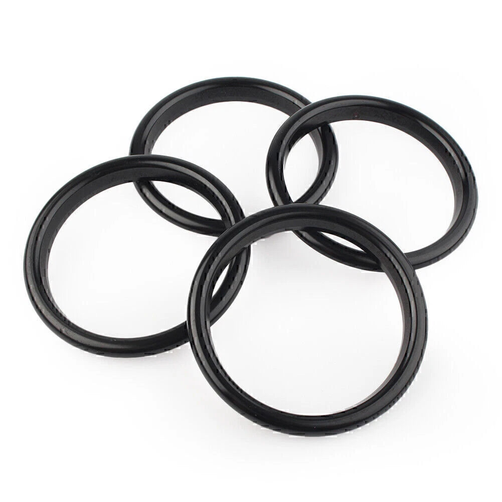 4 x Air Vent Cover Rings for Audi A3 S3 (2012-2019) - Black