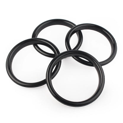 4 x Air Vent Cover Rings for Audi A3 S3 (2012-2019) - Black