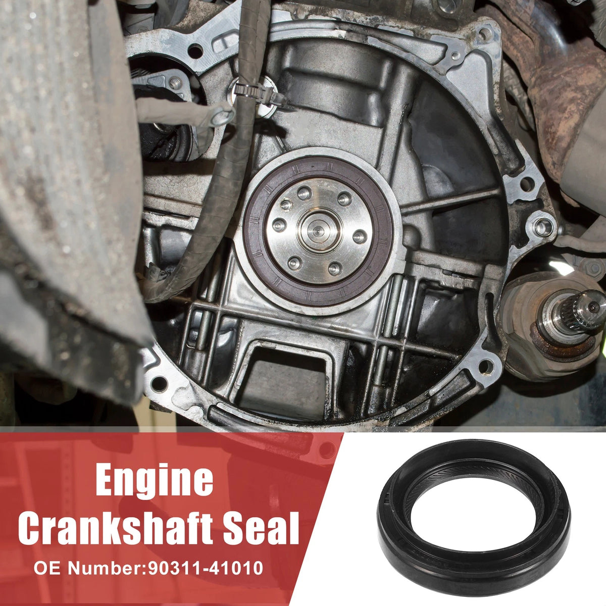 Car Engine Crankshaft Oil Seal for Toyota 4Runner (1987-2009) Rubber