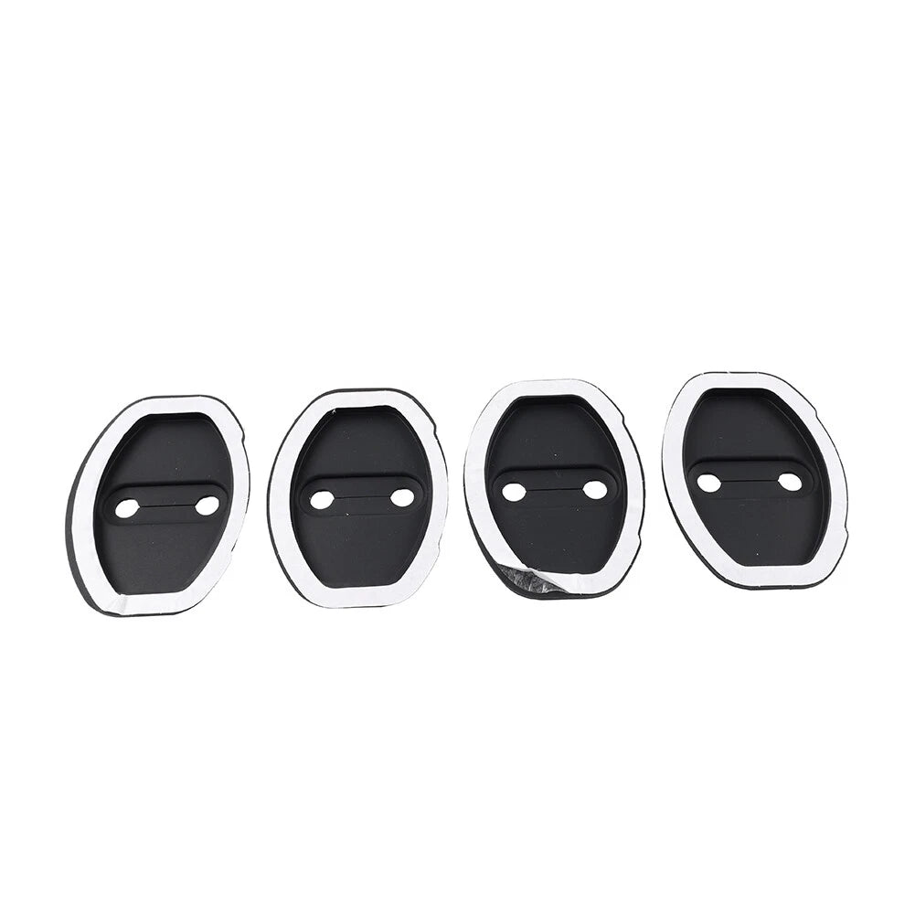 Black Door Lock Cover for Audi TT S3 A3 A4 VW Golf Passat Tiguan (2006-2023)