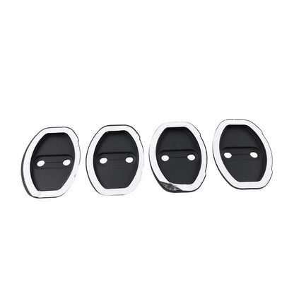 Black Door Lock Cover for Audi TT S3 A3 A4 VW Golf Passat Tiguan (2006-2023)