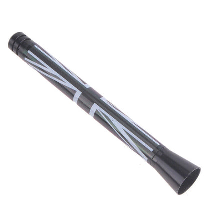 3" Short Antenna for MINI Cooper Union Jack Flag Style BLACK