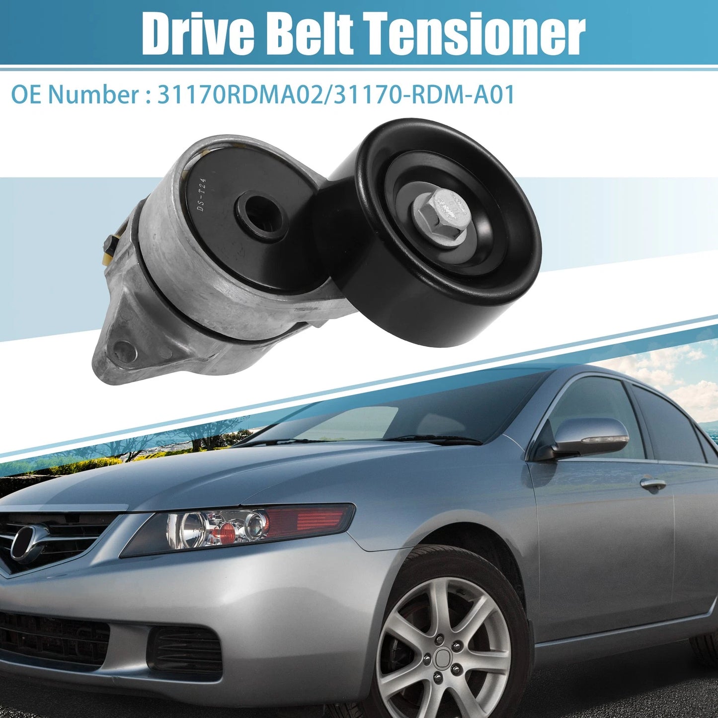 Belt Tensioner Pulley Assembly for Acura TL (2009-2014)