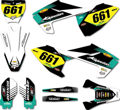 Husqvarna TC 85 Custom Graphic Kit Vital Decals Stickers (2018-2024)