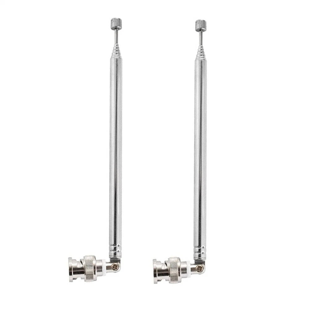 7 Section Telescopic Antenna BNC Connector for Radio Scanner VHF UHF AM FM