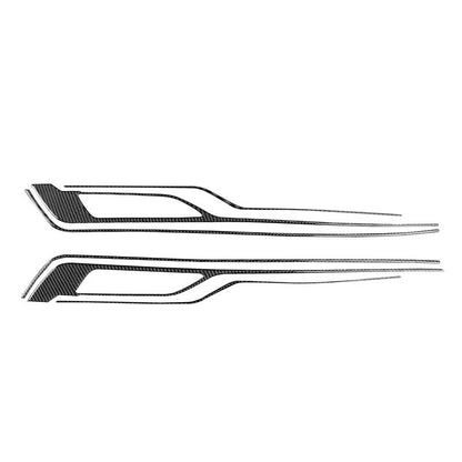 Soft Carbon Fiber Front Door Handle Panel Trim for BMW 7 Series G11 2016-2022