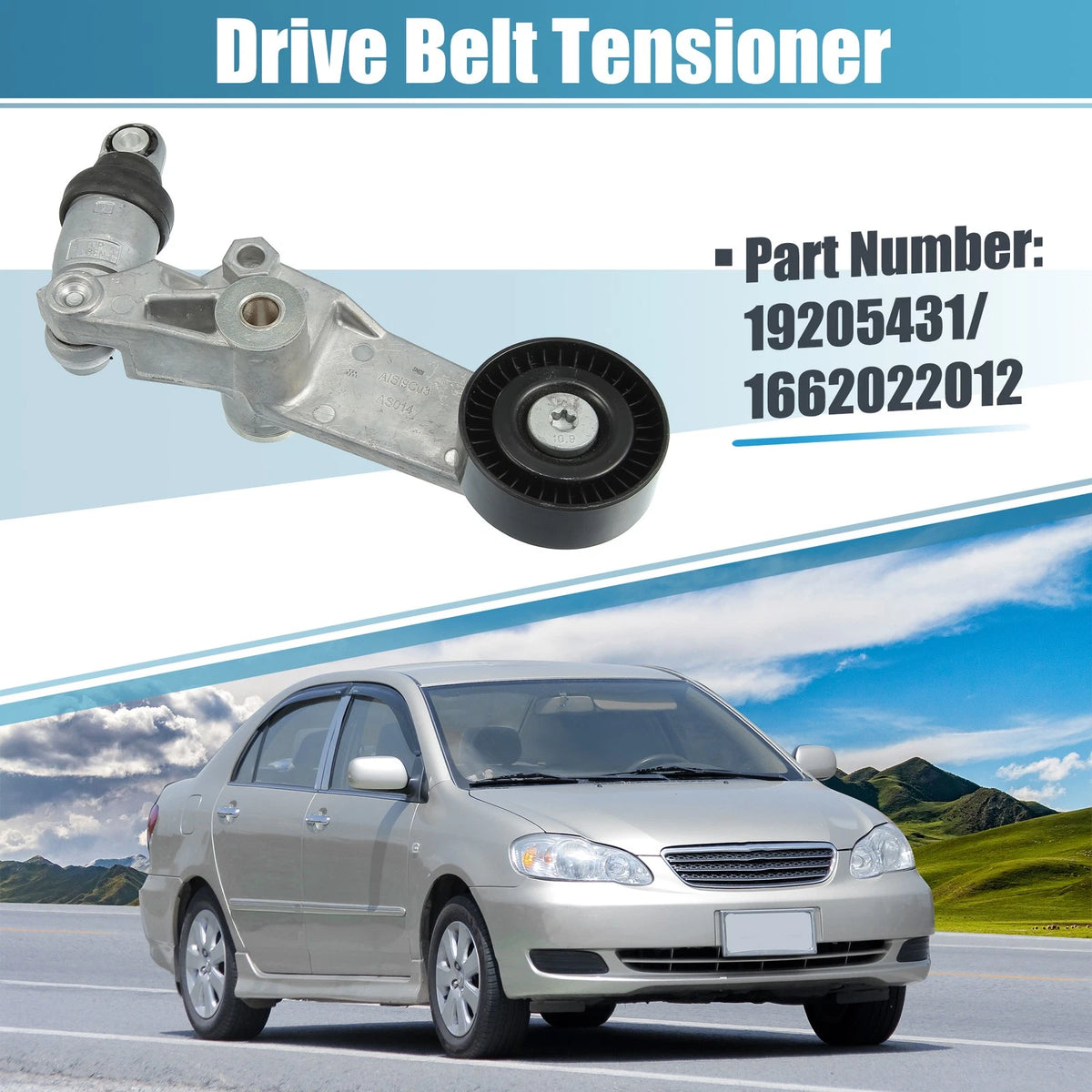 Belt Tensioner Pulley Assembly for Toyota Corolla (1998-2008)