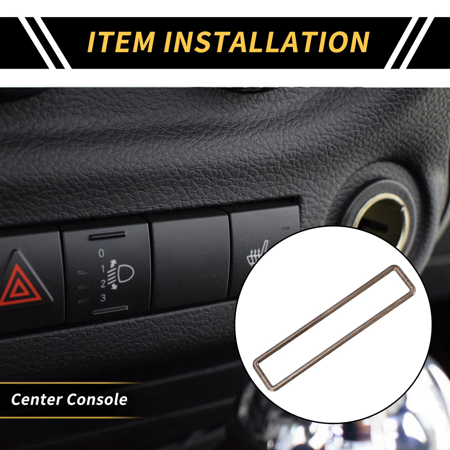 Emergency Light Switch Panel Trim for Jeep Wrangler JK (2011-2017)