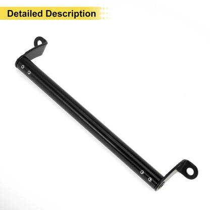 Balance Cross Bar 0.41" Hole Handlebars Black for Motorcycle