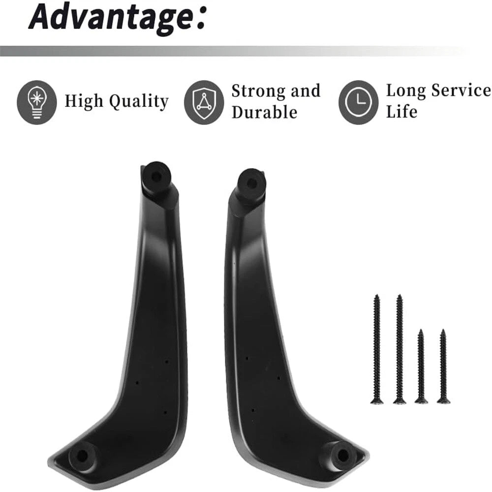 Car Interior Door Handle Manual Window Panel Left + Right for Ford Fiesta (2011-2020)