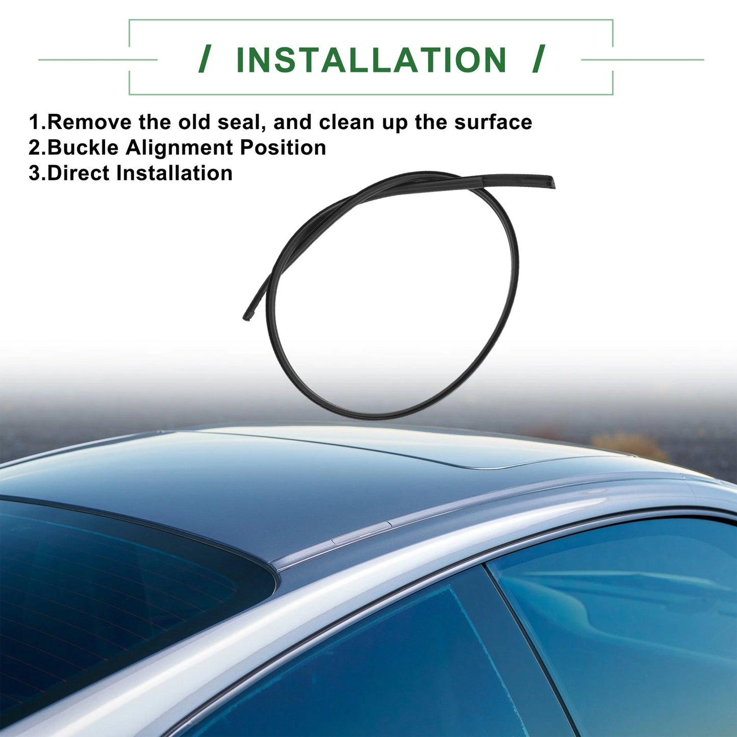 Roof Sealing Strip Sunroof Trim for Toyota Yaris (2006-2011)