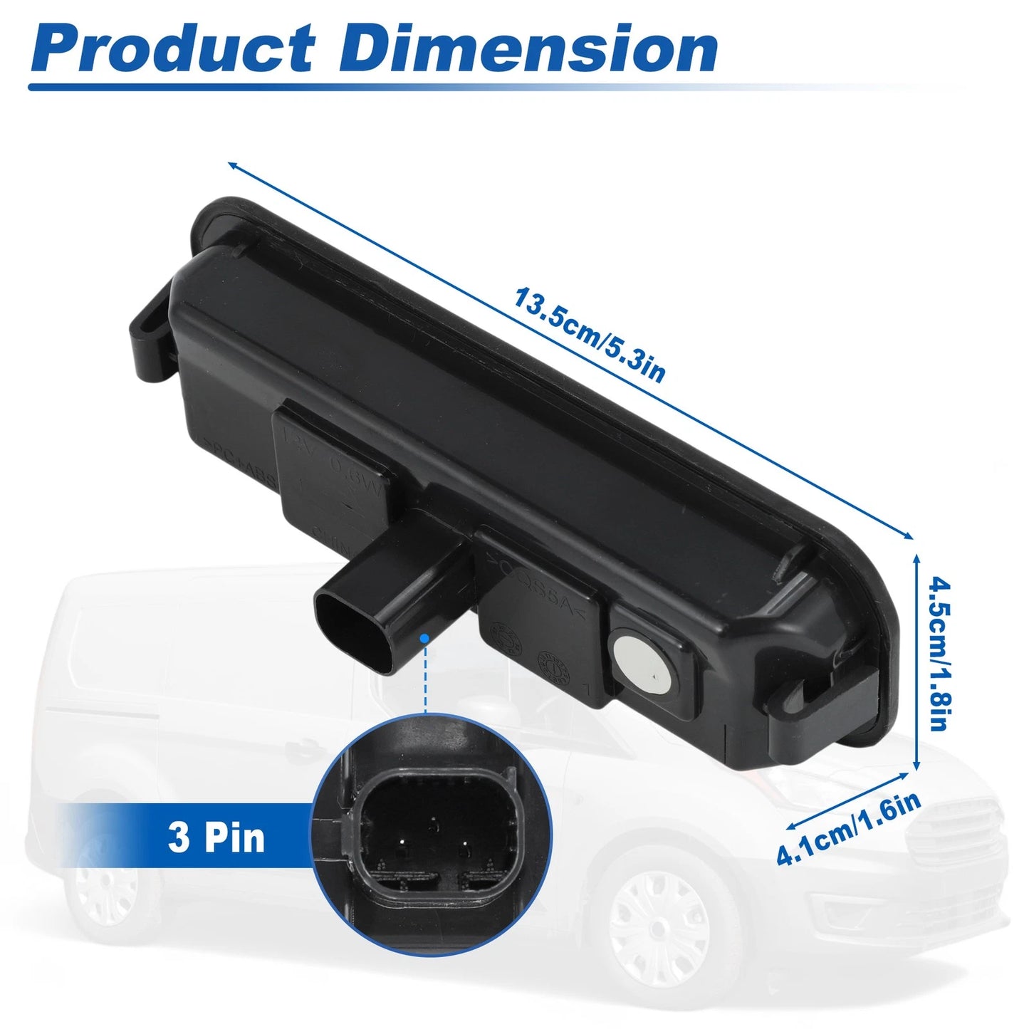 Tailgate Release Button Trunk Switch for Ford Transit Connect (2014-2023)