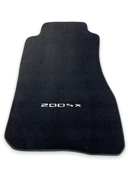 Tailored Black Floor Mats for Nissan 200 SX (1995-2000) - Set of 2 x Carpets