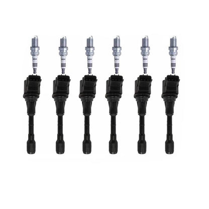 6 x Ignition Coils & 6 x Spark Plugs for Nissan Murano Z51 (2009-2014)