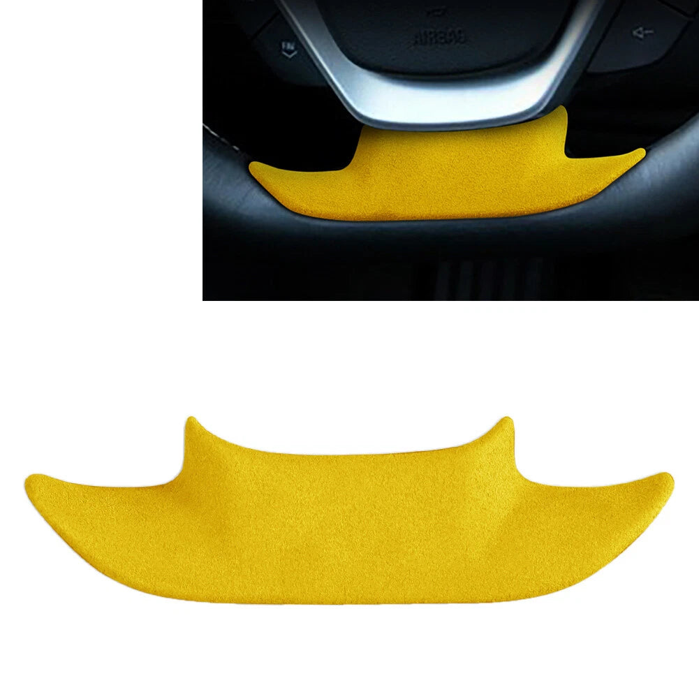 Suede Interior Steering Wheel Lower Cover Trim for Chevrolet Corvette C7 (2014-2019)