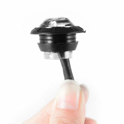 Portable Turn Signal Lights Side Marker White 4Pcs for Auto, 80LM
