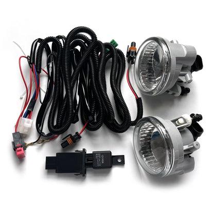 Fog Light Lamps w/Wiring Switch for Toyota Highlander (2004-2007)