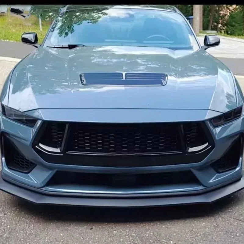 Matte Black Front Bumper Splitter Lip for Ford Mustang S650 GT (2024-2025)