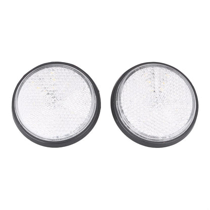 12V 55mm 24LED Round Reflector Tail Brake Light for Motorcycle ATV
