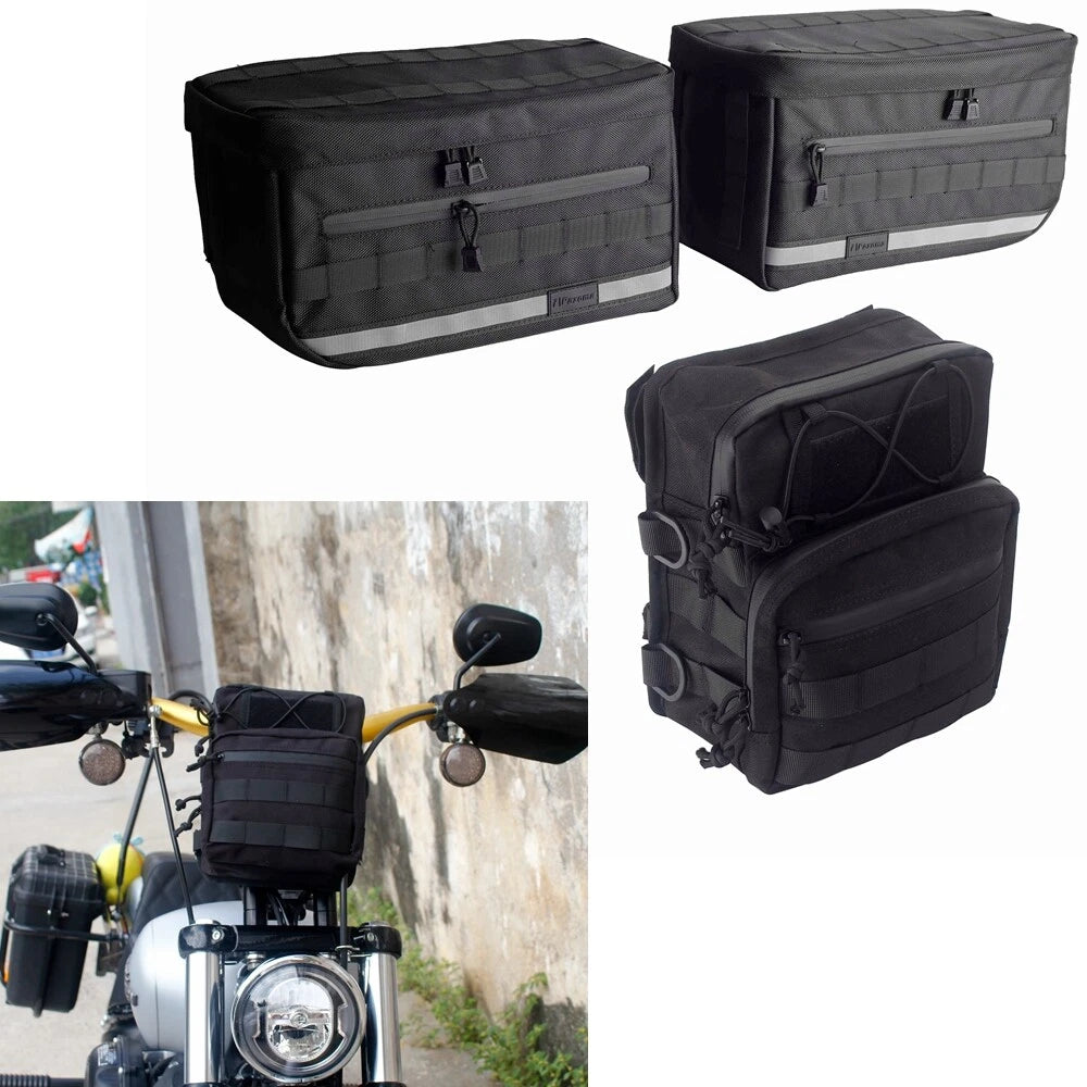 Saddle Bag Luggage & Handlebar Bag for Harley CVO Fat Bob (2018-2023)