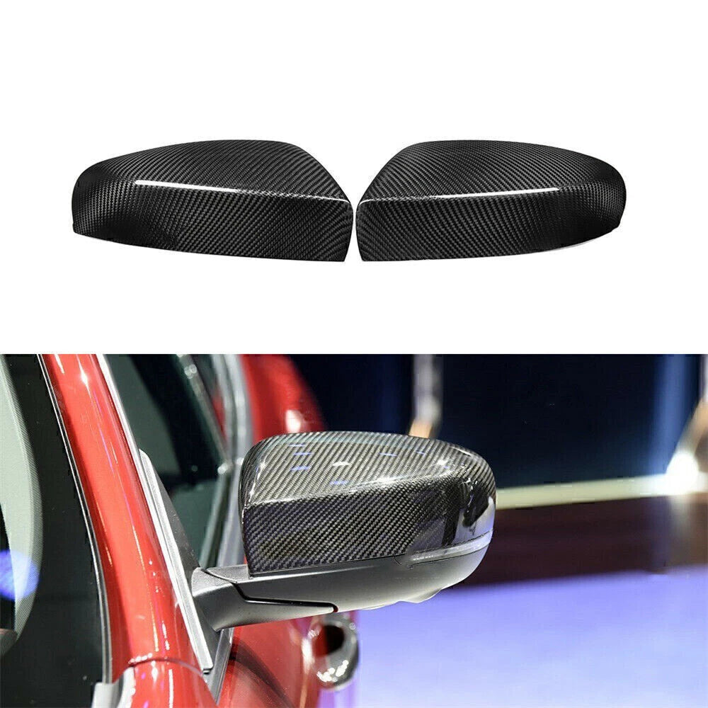 Carbon Fiber Rear View Mirror Cap for Maserati Ghibli Quattroporte (17-23)