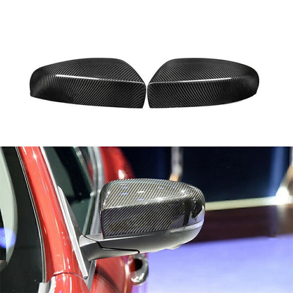 Carbon Fiber Rear View Mirror Cap for Maserati Ghibli Quattroporte (17-23)