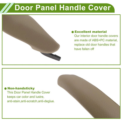 Door Panel Handle Pull Trim Cover for BMW X3 Beige (2010-2016)