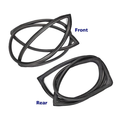 Windshield Rubber Weatherstrip F+R Fits Datsun Sunny KB310 2D Coupe 1977-81 D05